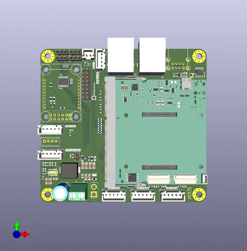 Universal Logic Board with xCore module and peripheral connections